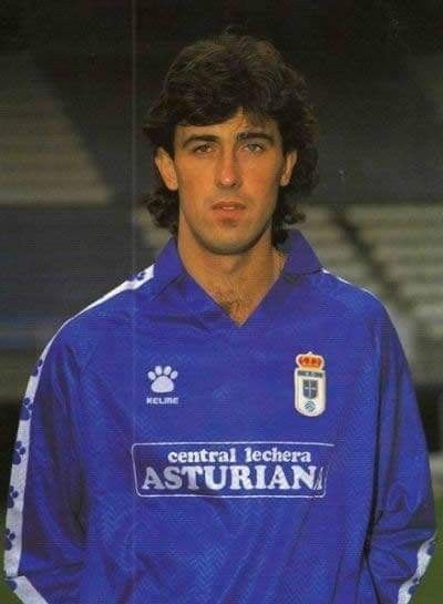 Real Oviedo 90-91 Local manga corta