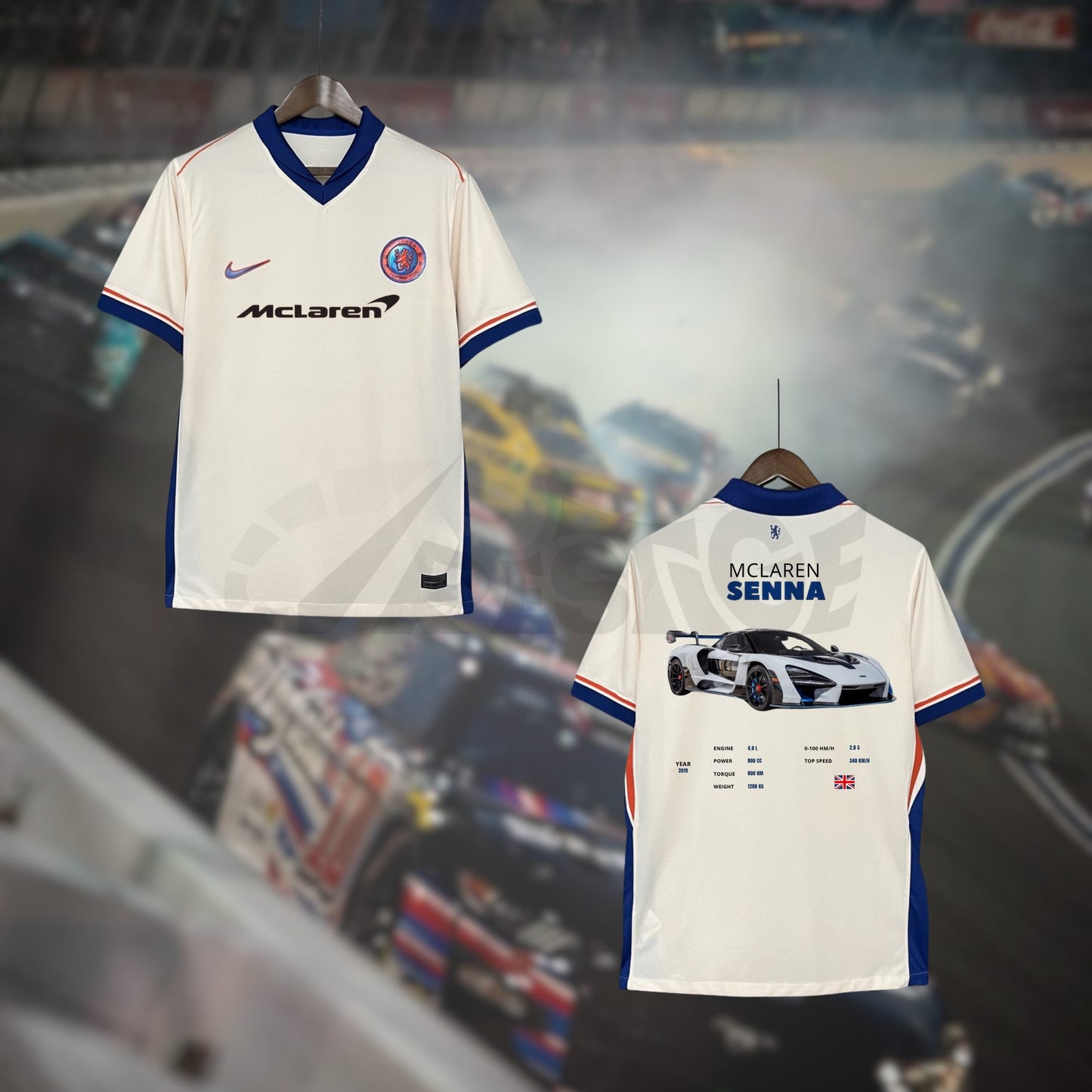 Camiseta Inglaterra x Mclaren Senna