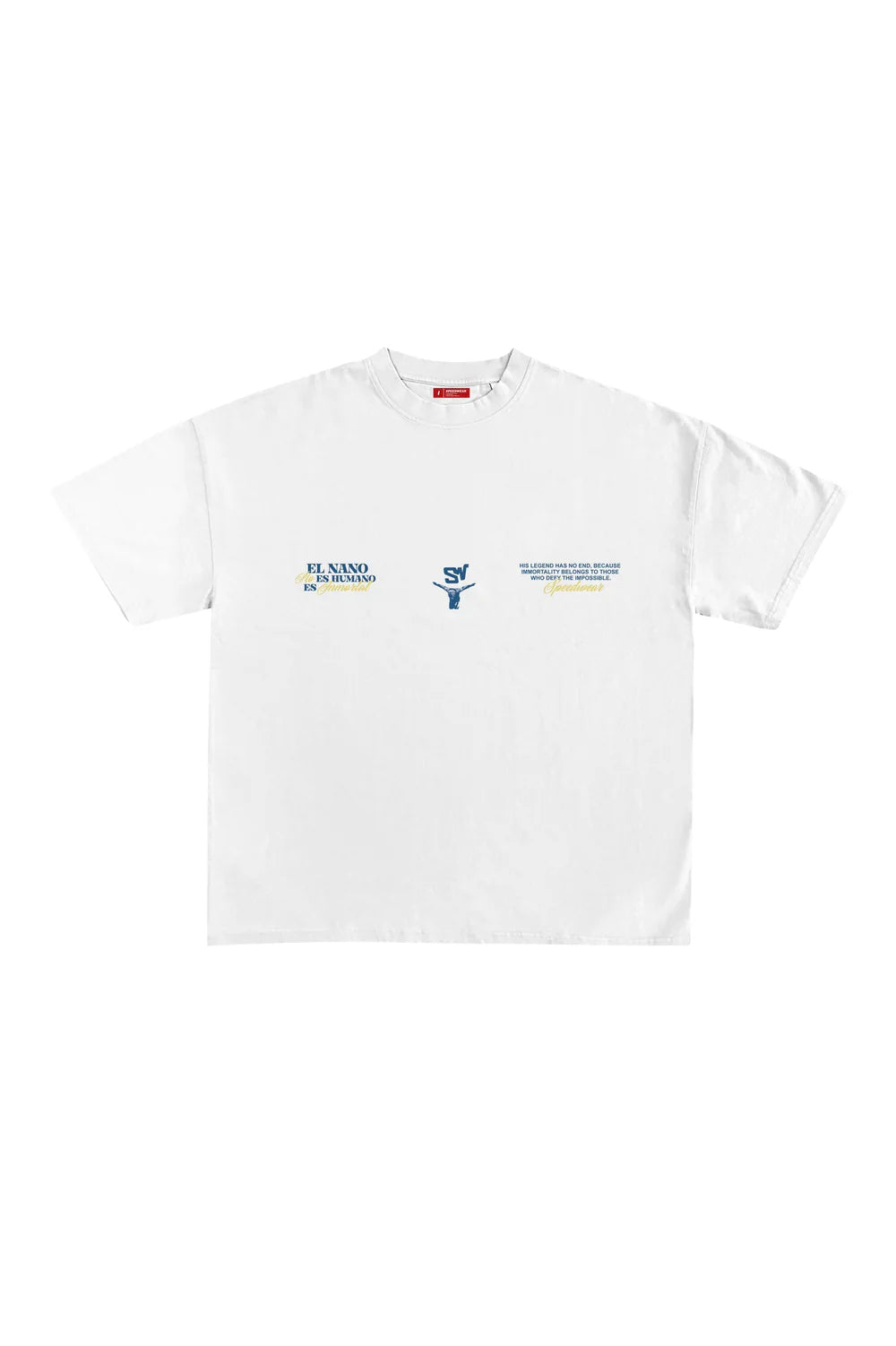 Camiseta "NANO INMORTAL" - Blanco