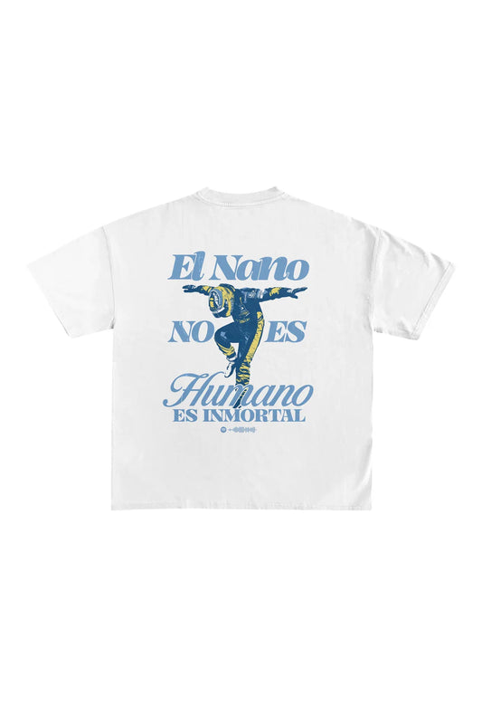 Camiseta "NANO INMORTAL" - Blanco