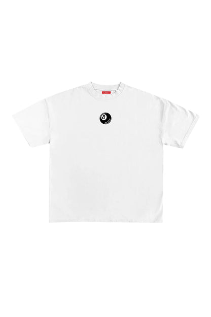 Camiseta "Bola 8" - Blanco