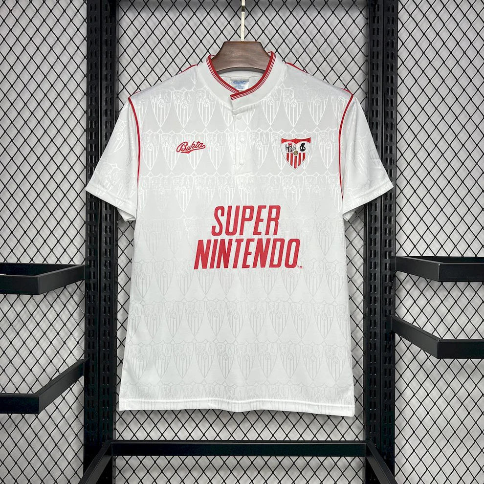 Sevilla 91-92 Local manga corta