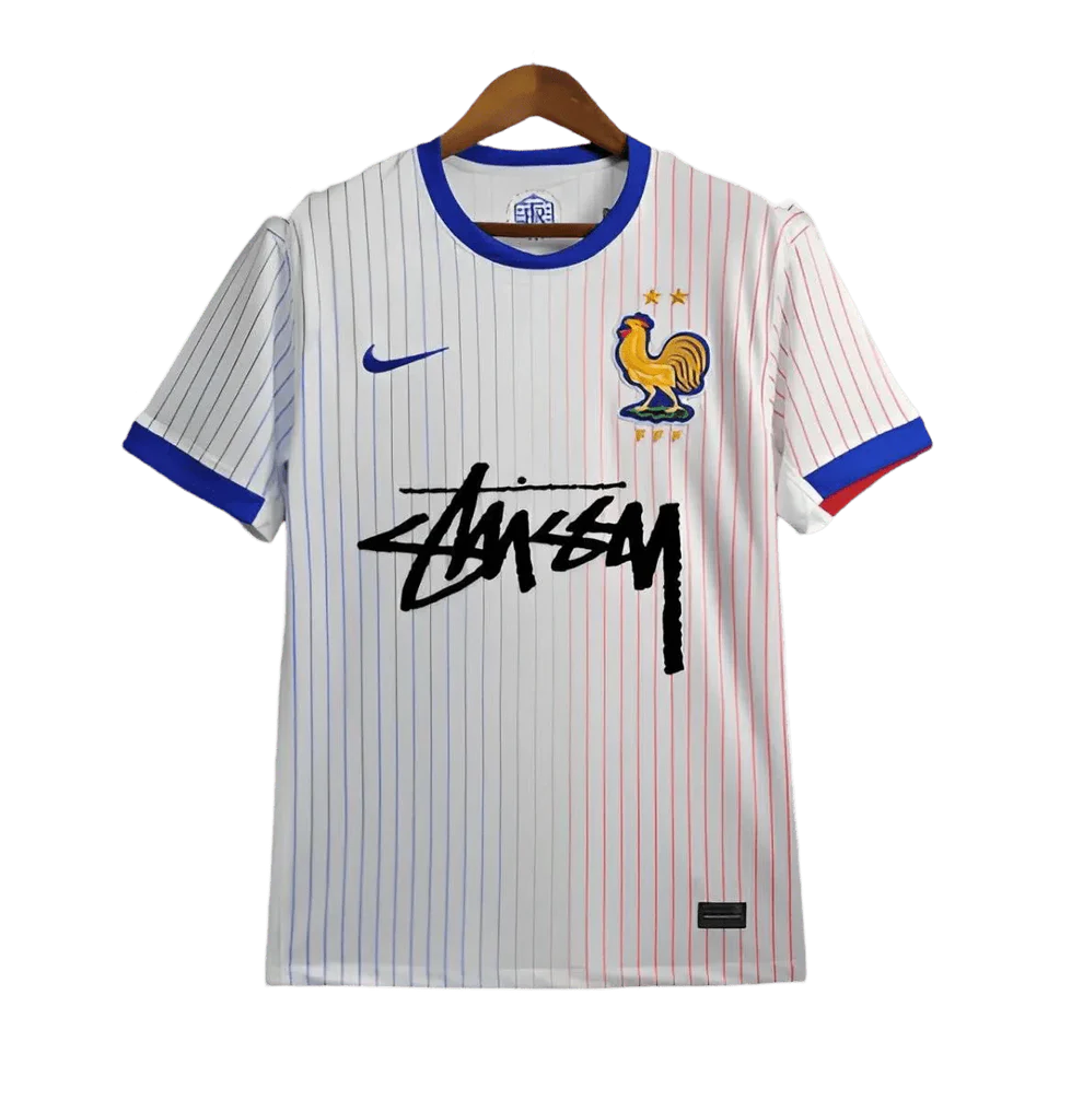 France National Team Jersey - 2024 Limited Edition Stussy Away Fan Version