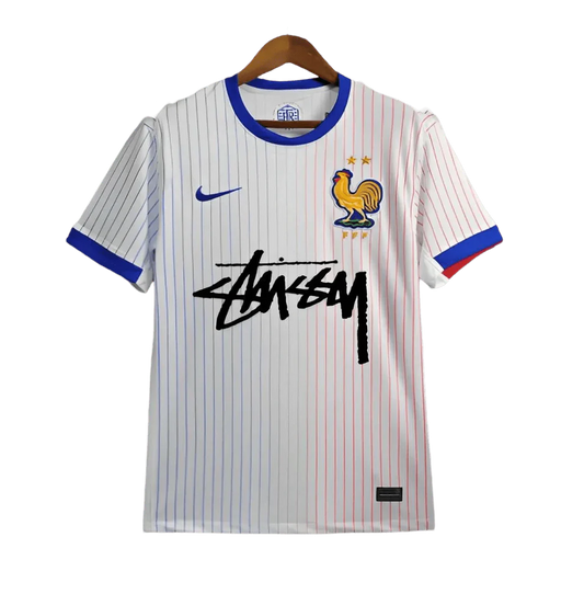 France National Team Jersey - 2024 Limited Edition Stussy Away Fan Version