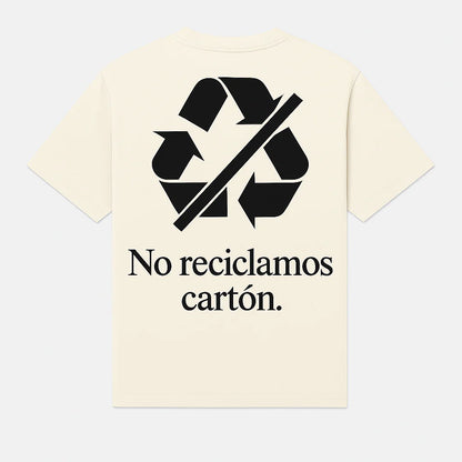 No reciclamos cartón
