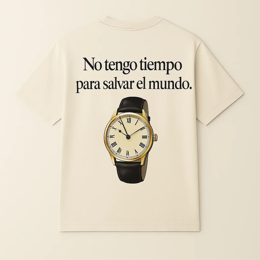 No tengo tiempo para salvar el mundo