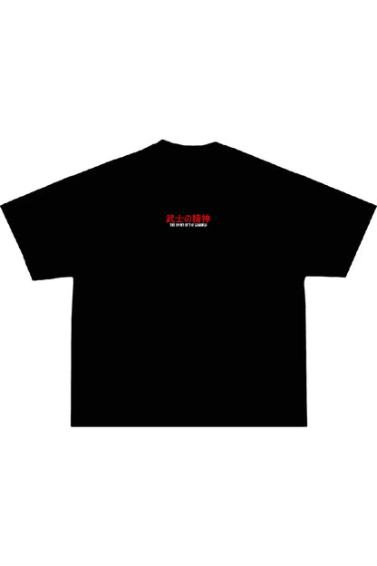 Camiseta "Spirit of the Samurai v2" - Negro